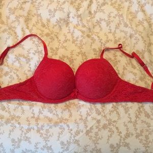 Red aerie "drew" bra